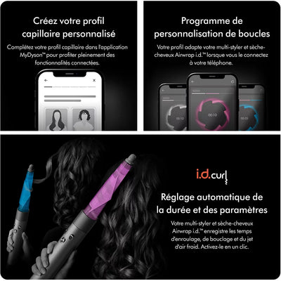 Fer multistyle DYSON Airwrap i.d. Cheveux Raides à Ondulés – Céramique / Topaze