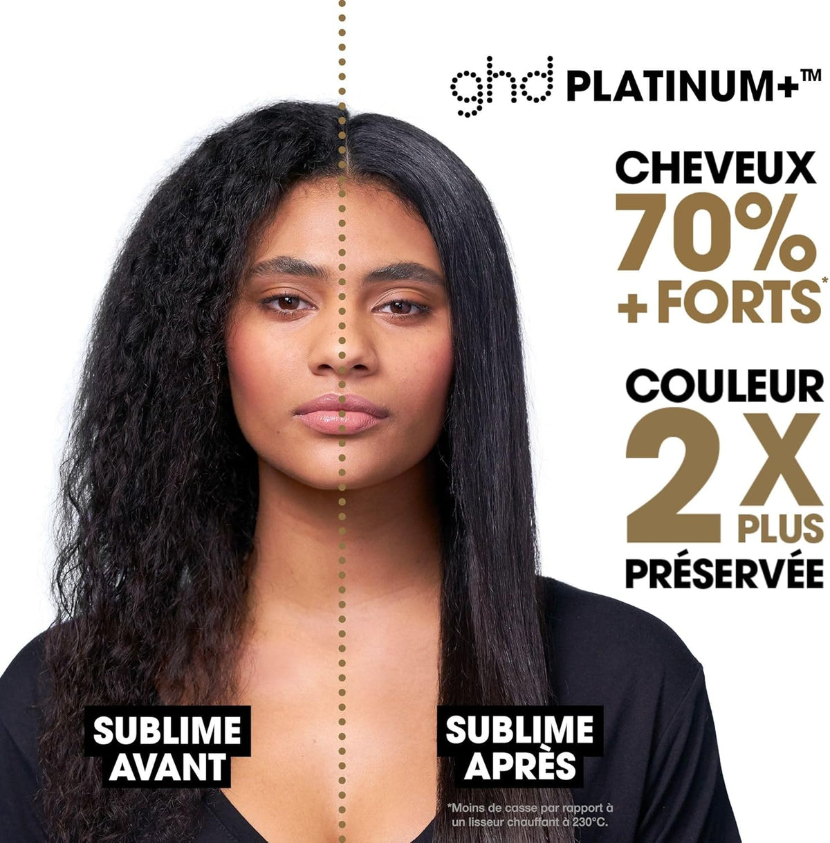 Lisseur ghd Platinum+ Noir – L’intelligence au service de vos cheveux